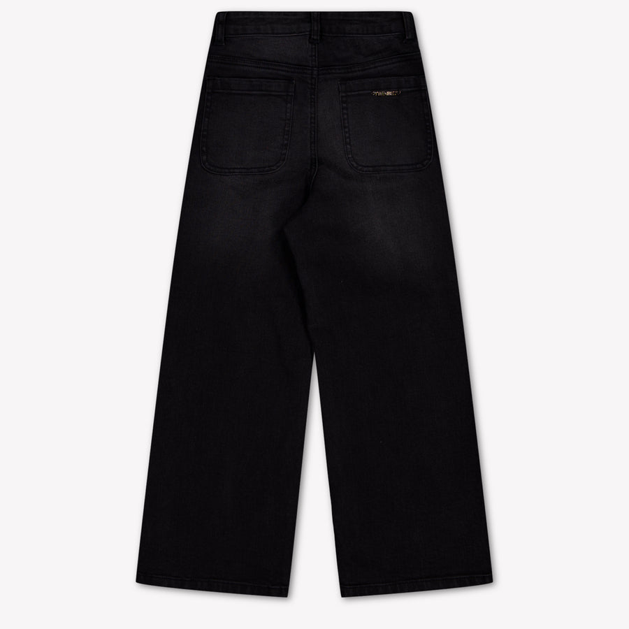 Twinset Kinder Meisjes Jeans In Zwart