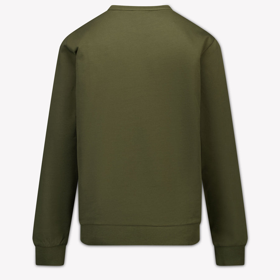 EA7 Kids Boys Sweater In Army