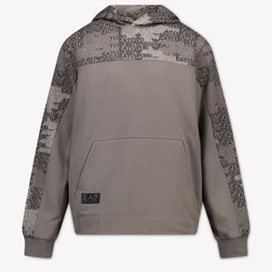 EA7 Kids Boys Sweater In Light Gray