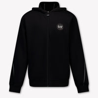 EA7 Kids Boys Cardigan In Black