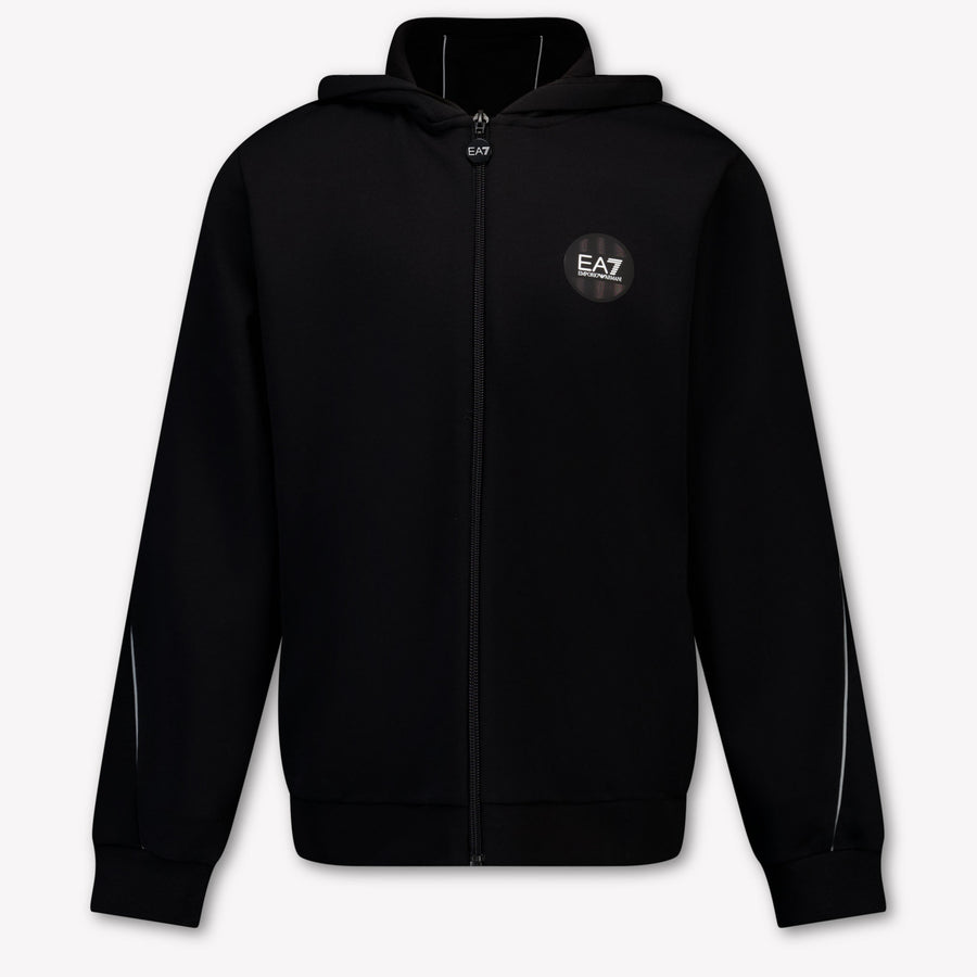EA7 Kids Boys Cardigan In Black