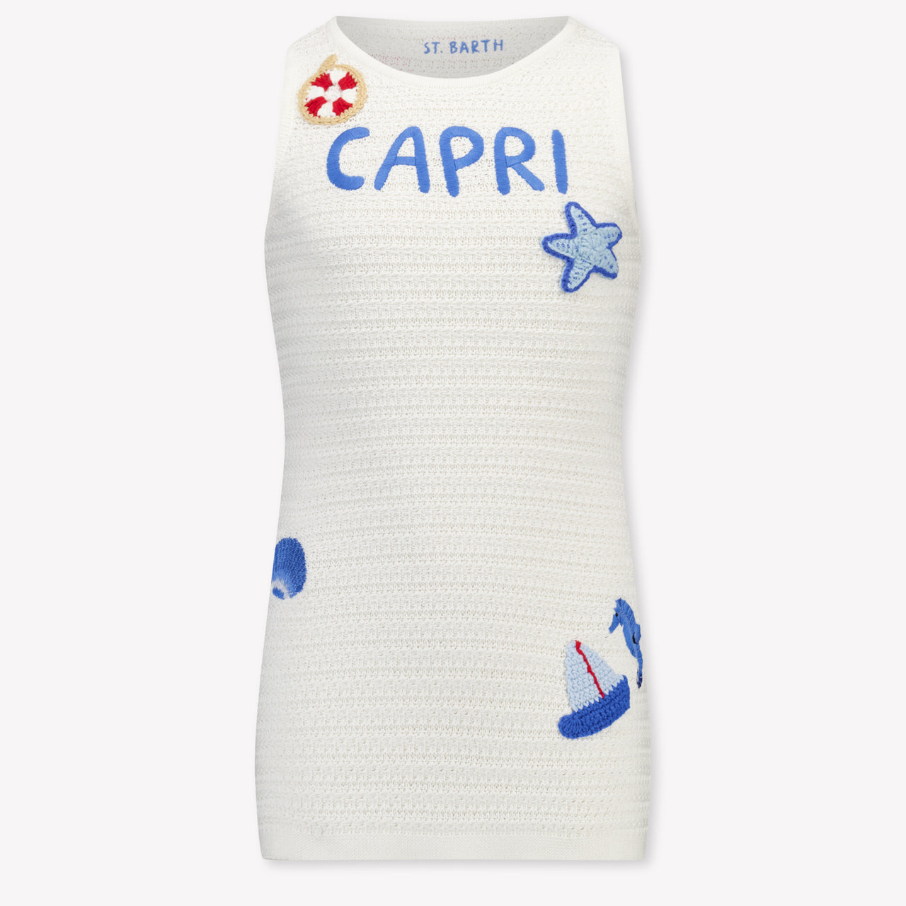 MC2 Saint Barth Kids Girls Dress In OffWhite