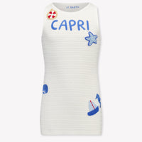 MC2 Saint Barth Kids Girls Dress In OffWhite