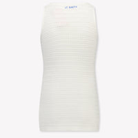 MC2 Saint Barth Kids Girls Dress In OffWhite