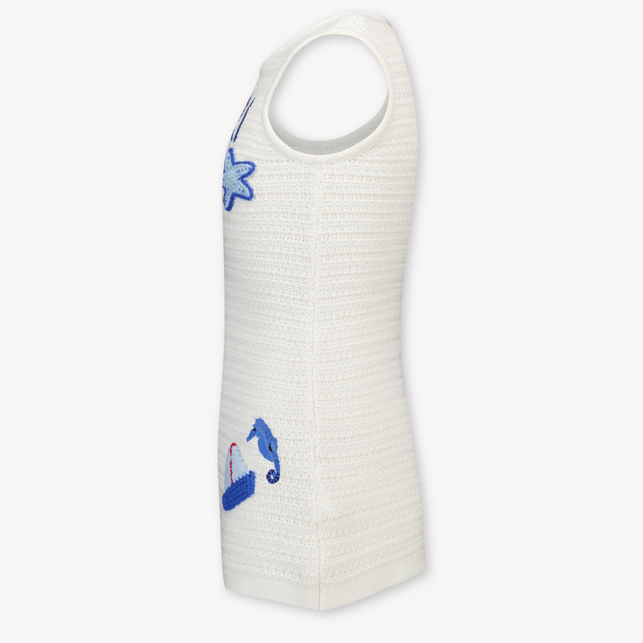 MC2 Saint Barth Kids Girls Dress In OffWhite