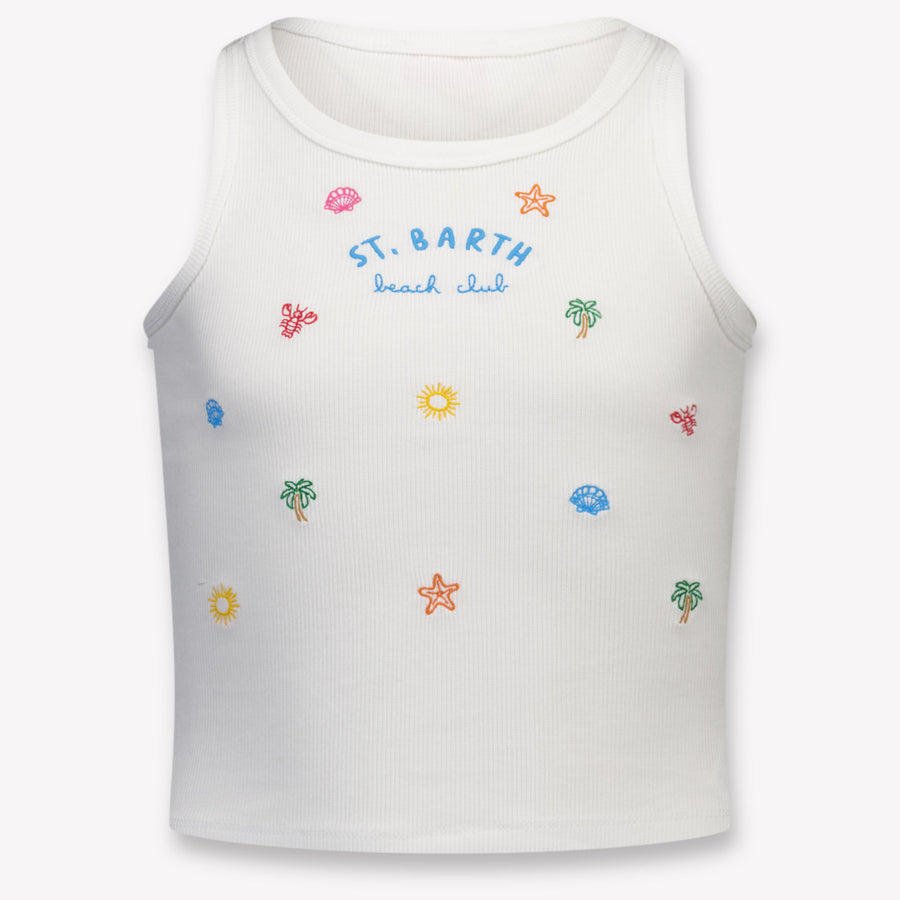 MC2 Saint Barth Girls T-Shirt in White
