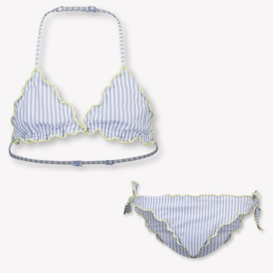 MC2 Saint Barth Girls Swimwear in Light Blue