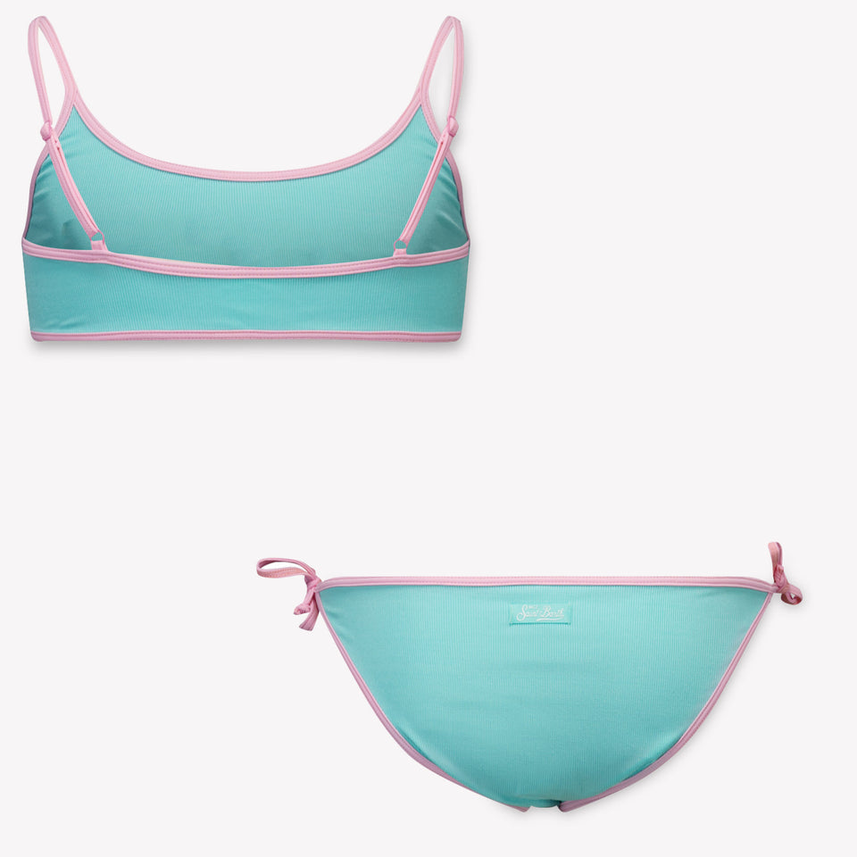 MC2 Saint Barth Kids Girls Swimwear In Mint
