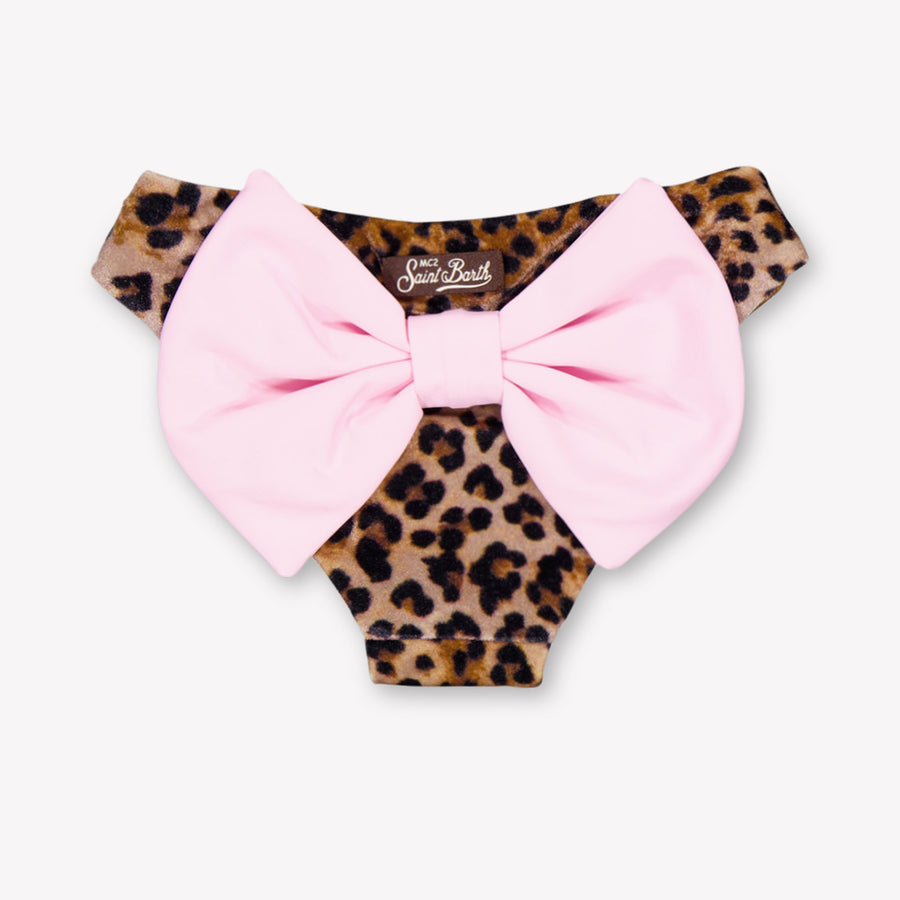 MC2 Saint Barth Girls Swimwear in Leopard