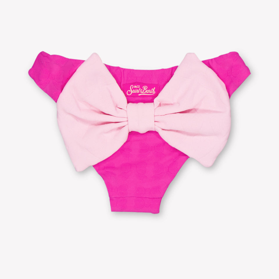 MC2 Saint Barth Kids Girls Swimwear In Fuchsia