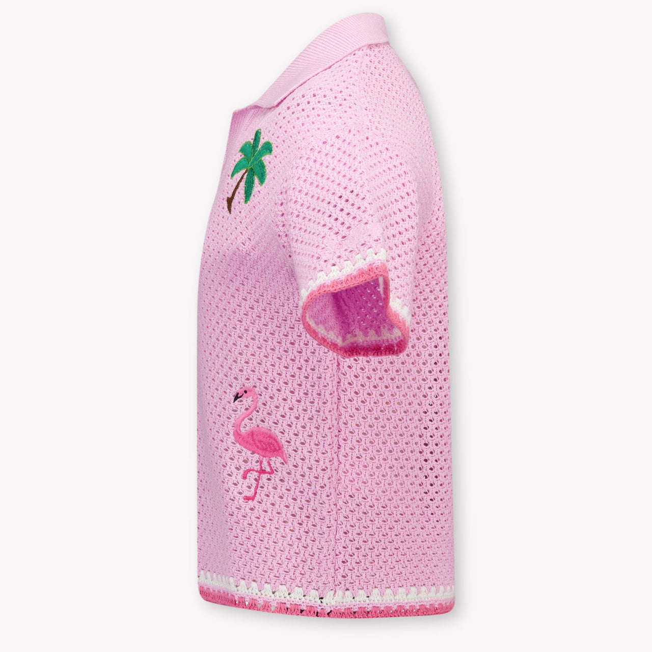 MC2 Saint Barth Kinder Meisjes Polo In Roze