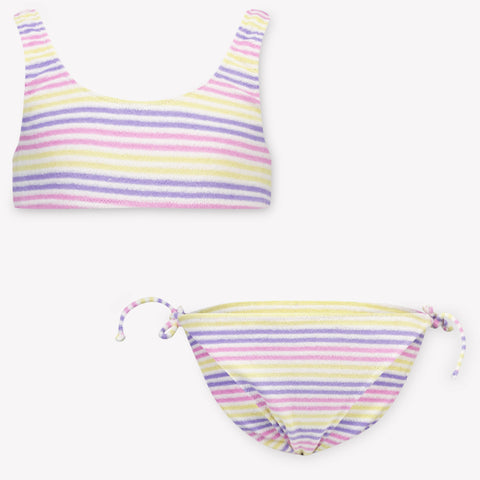 MC2 Saint Barth Kids Girls Swimwear In Yellow