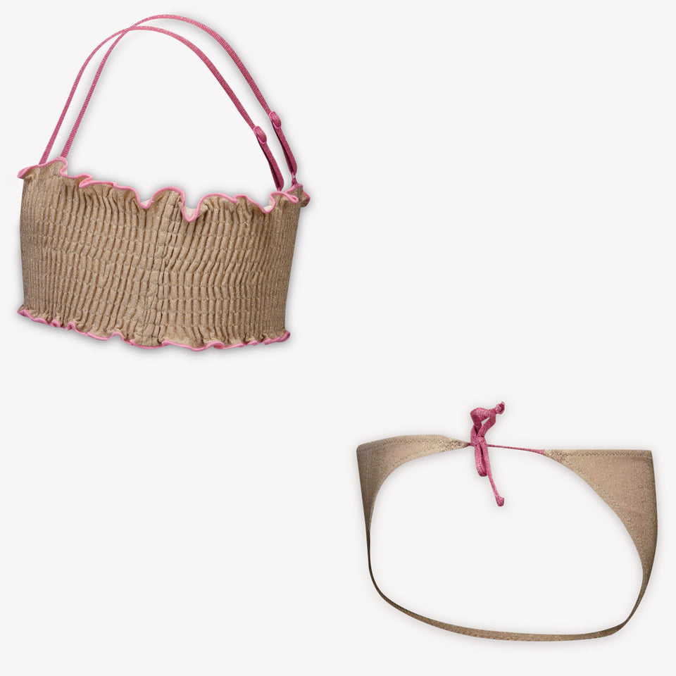 MC2 Saint Barth Kinder Meisjes Zwemkleding In Goud