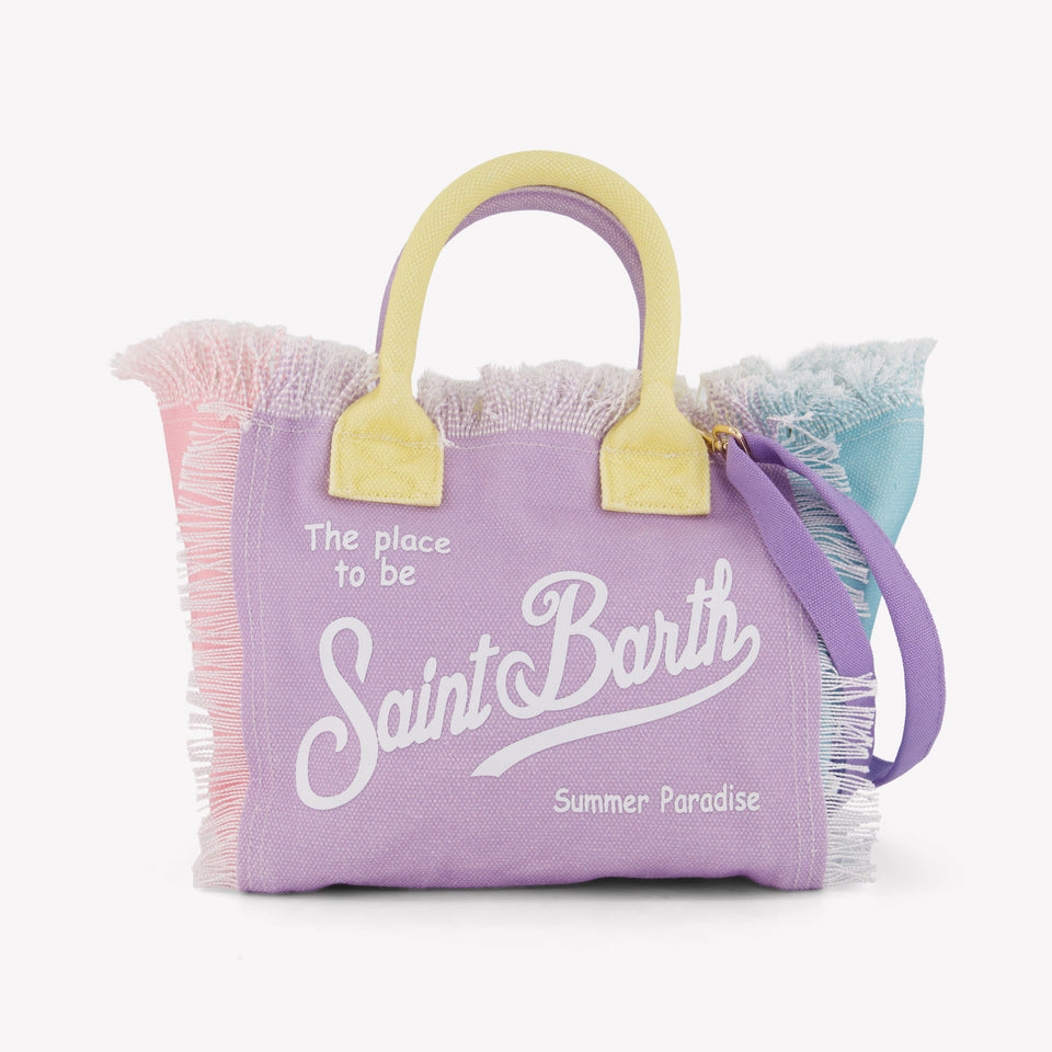 MC2 Saint Barth Kids Girls Bag In Lilac