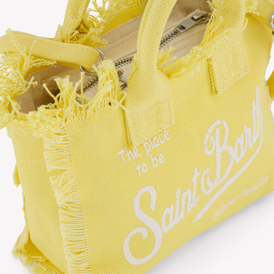 MC2 Saint Barth Kids Girls Bag In Yellow