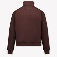 MC2 Saint Barth Kids Girls Sweater In Brown