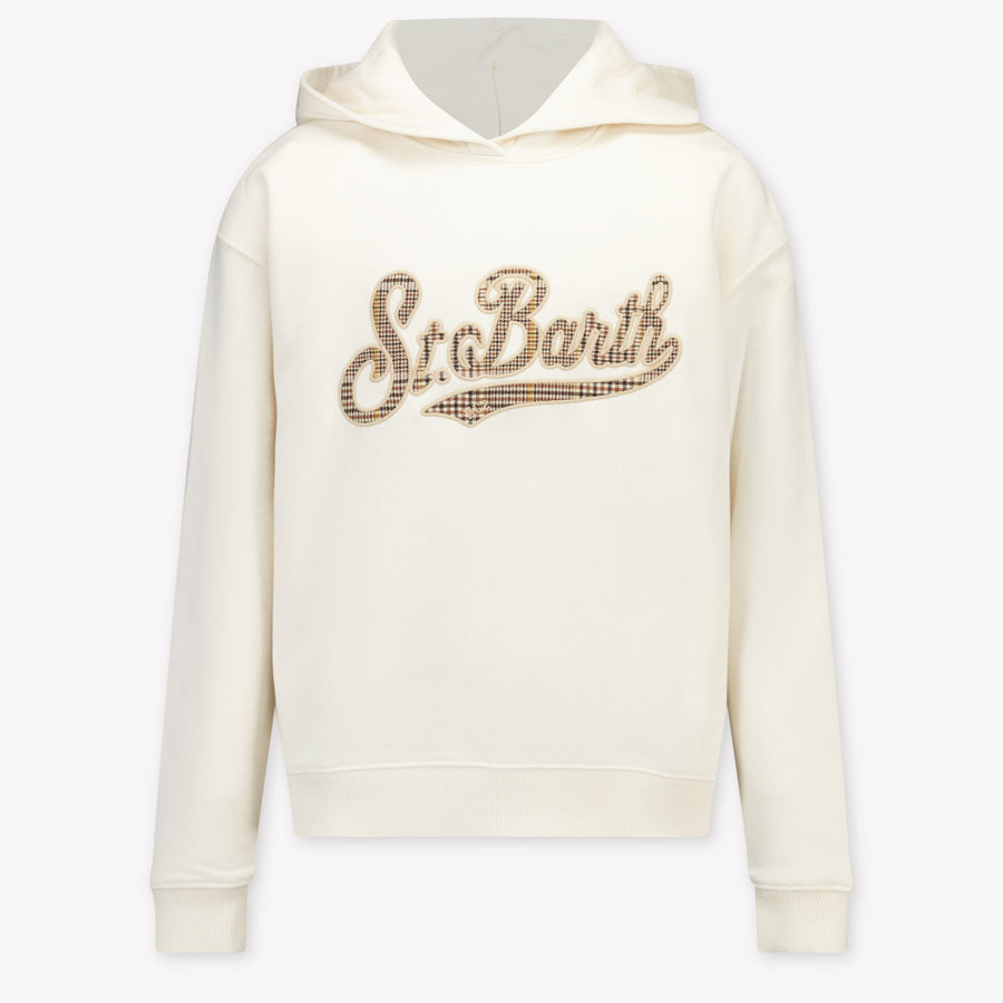 MC2 Saint Barth Kids Girls Sweater In OffWhite