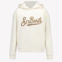 MC2 Saint Barth Kids Girls Sweater In OffWhite