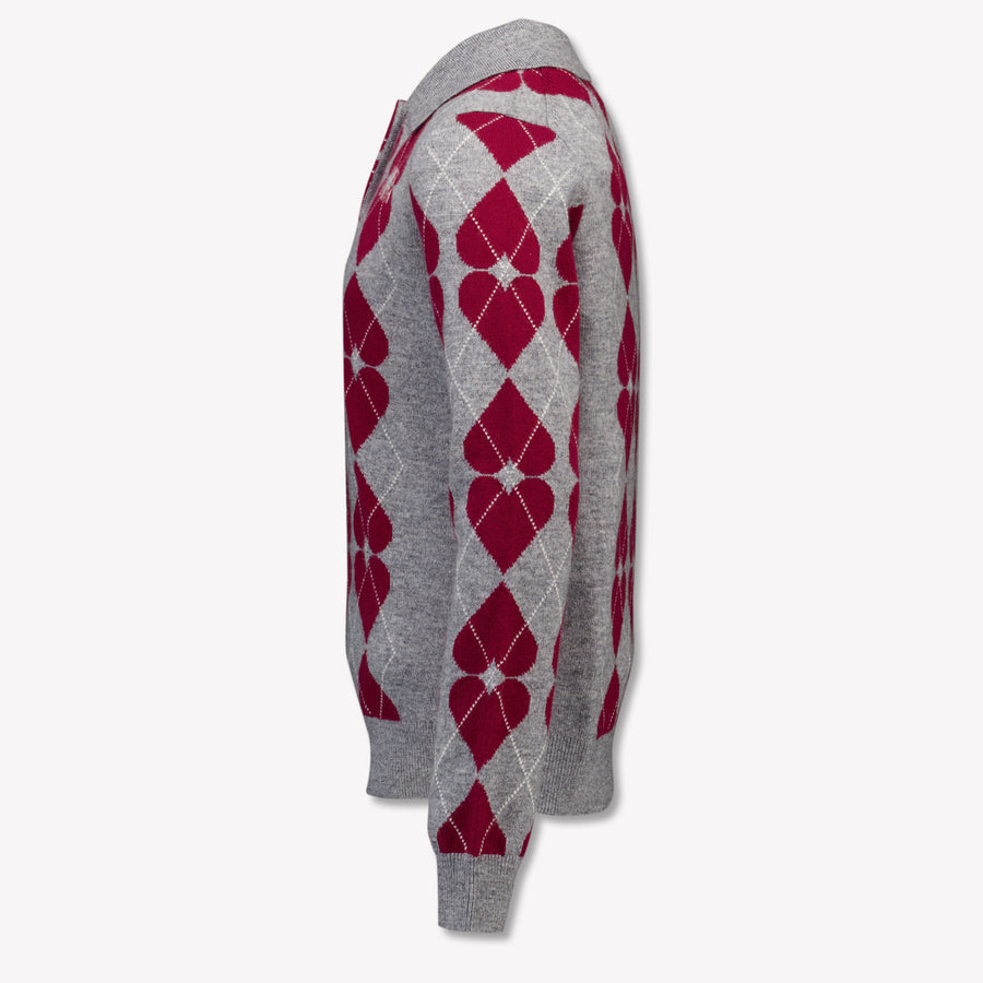 MC2 Saint Barth Kids Girls Sweater In Gray