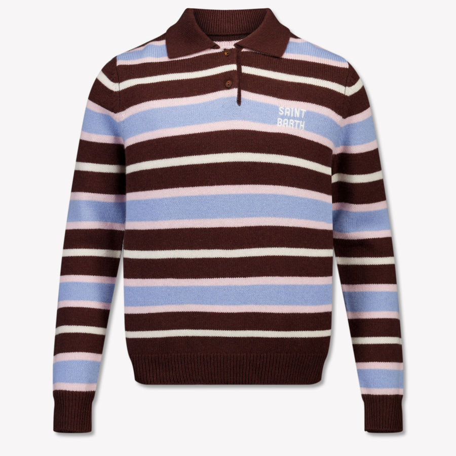 MC2 Saint Barth Kids Girls Sweater In Blue