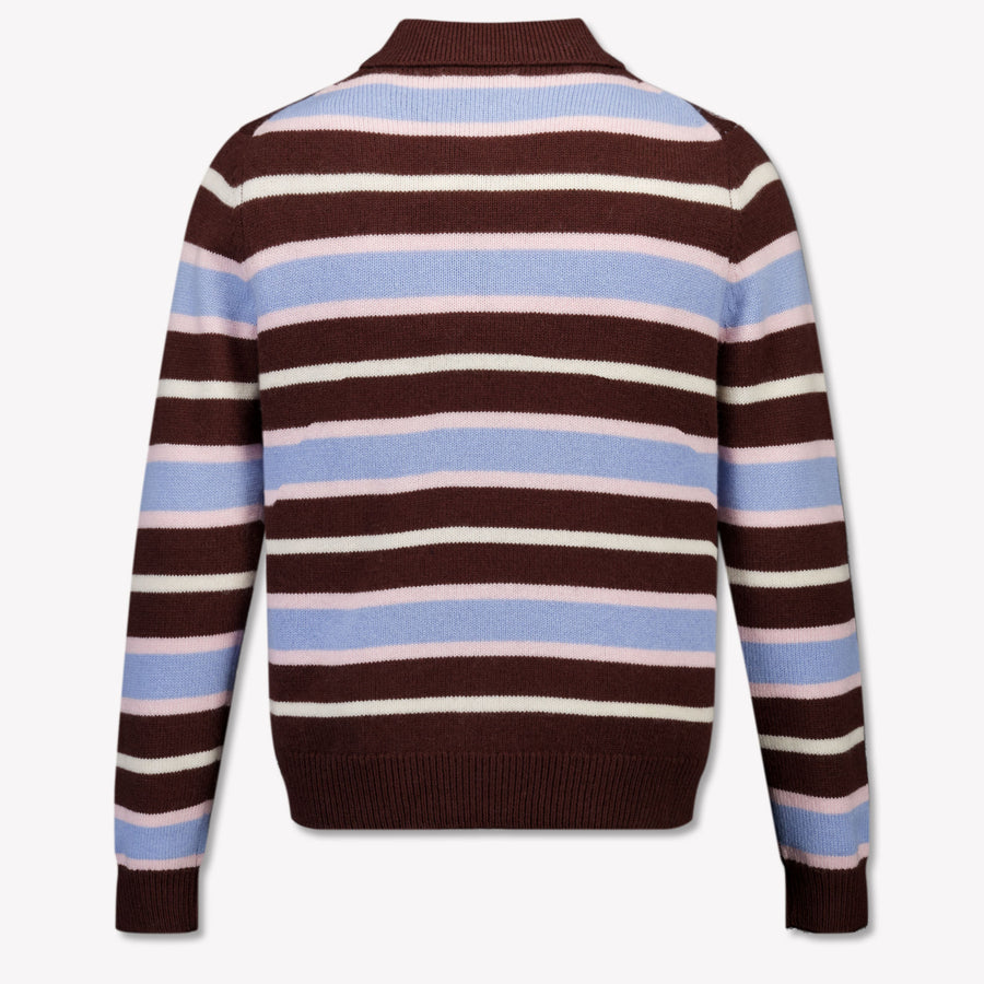 MC2 Saint Barth Kids Girls Sweater In Blue