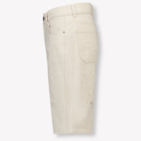 MSGM Kids Boys Shorts In OffWhite