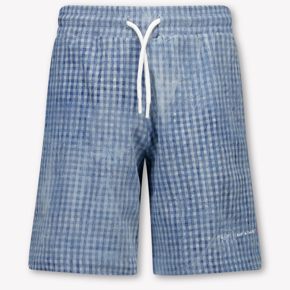 MSGM Kids Boys Shorts In Jeans