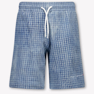 MSGM Kids Boys Shorts In Jeans