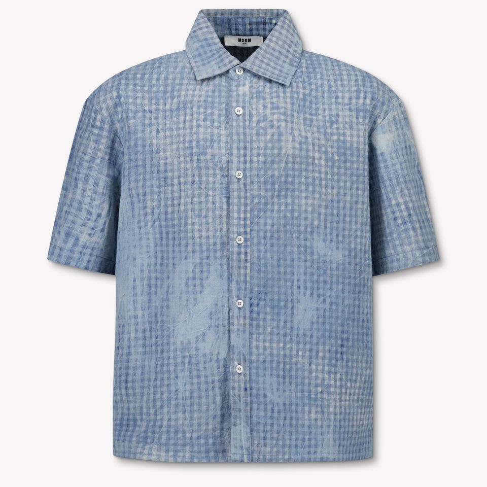 MSGM Kids Boys Jackets In Jeans