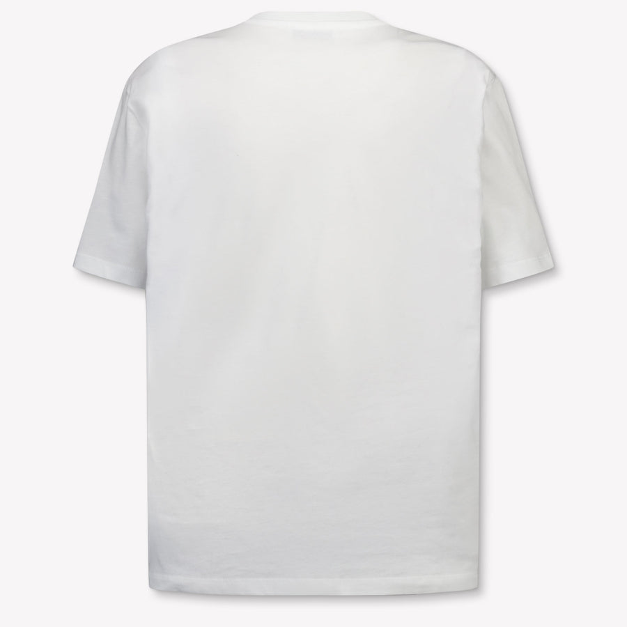 MSGM Kids Boys T-Shirt In White