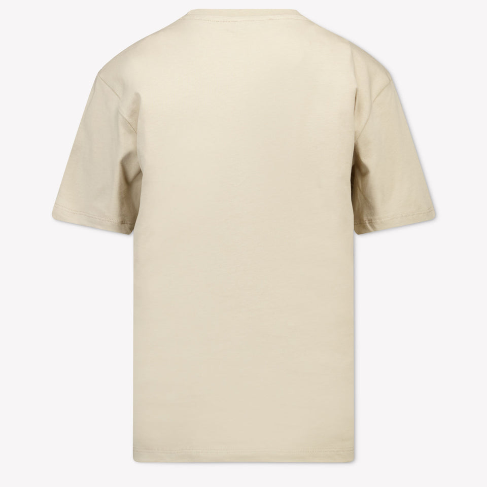 MSGM Kinder Jongens T-Shirt In Beige