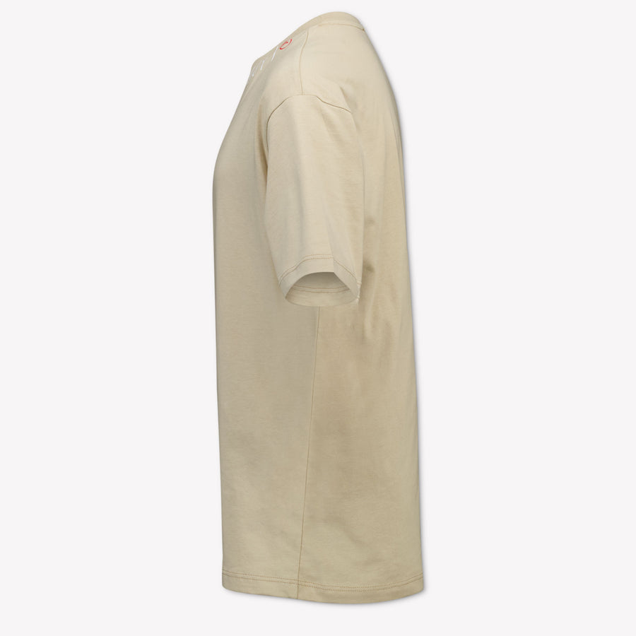 MSGM Kids Boys T-Shirt In Beige