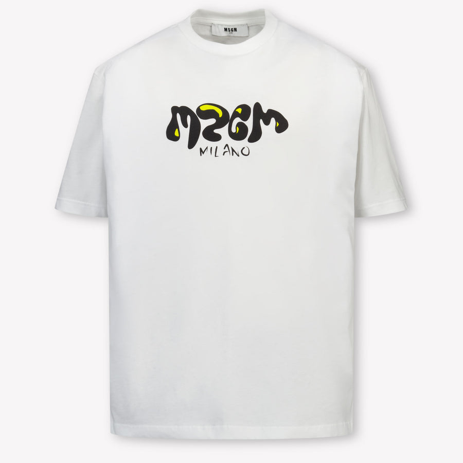 MSGM Boys T-Shirt in White