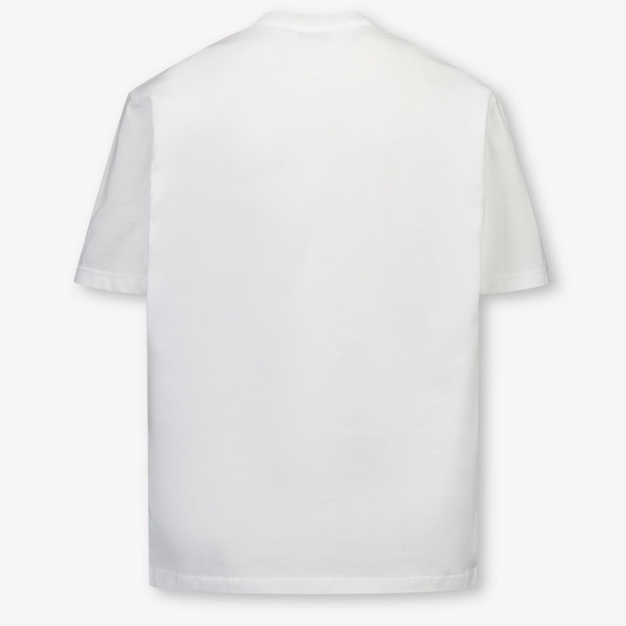 MSGM Kinder Jongens T-Shirt In Wit