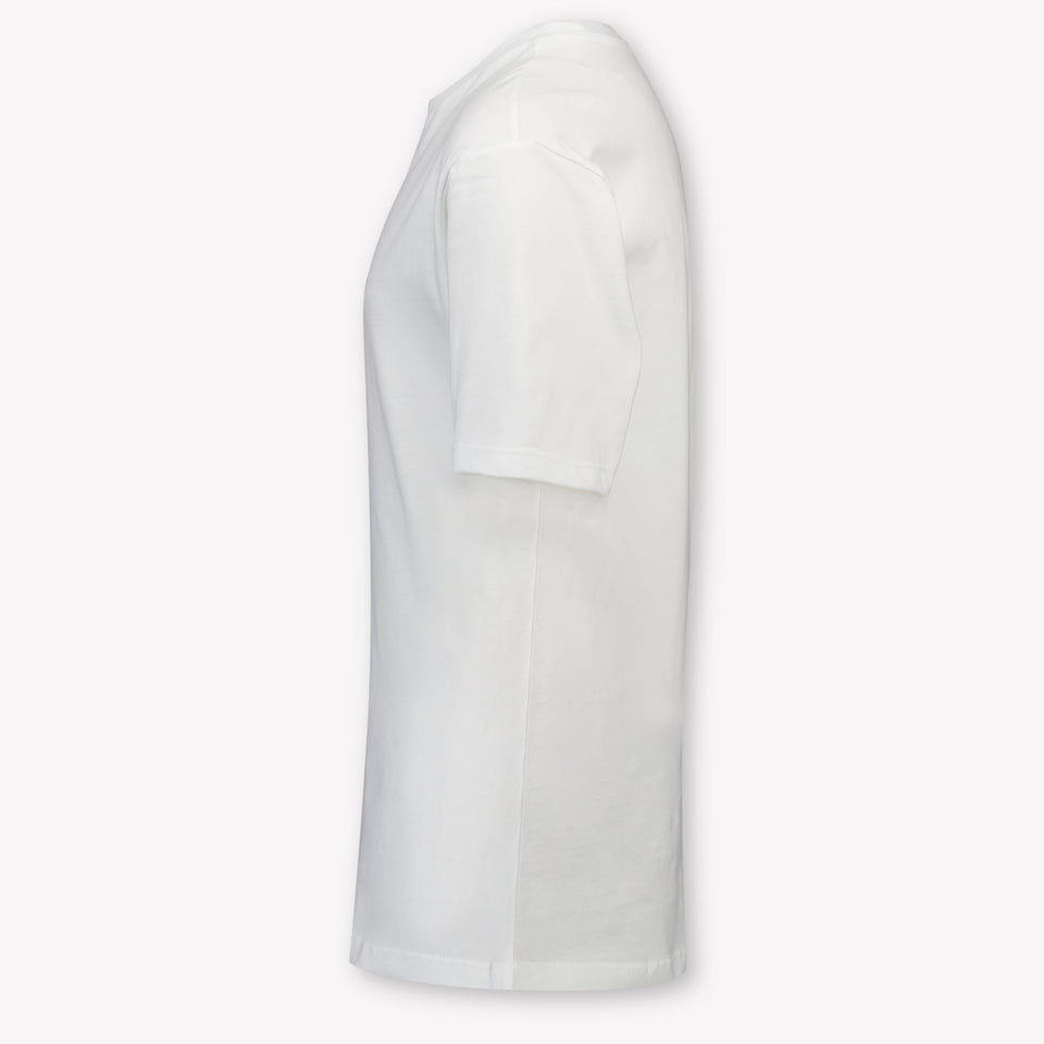 MSGM Kinder Jongens T-Shirt In Wit