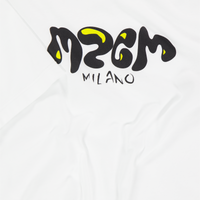 MSGM Kinder Jongens T-Shirt In Wit