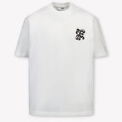MSGM Kinder Jongens T-Shirt In Wit
