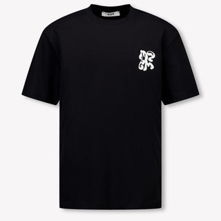 MSGM Kids Boys T-Shirt In Black