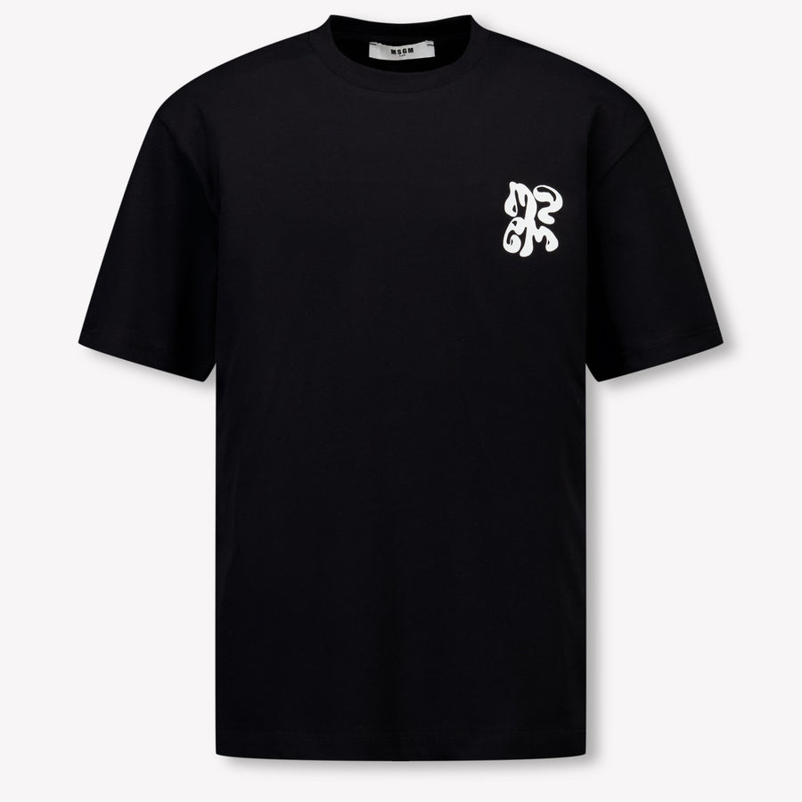 MSGM Kinder Jongens T-Shirt In Zwart
