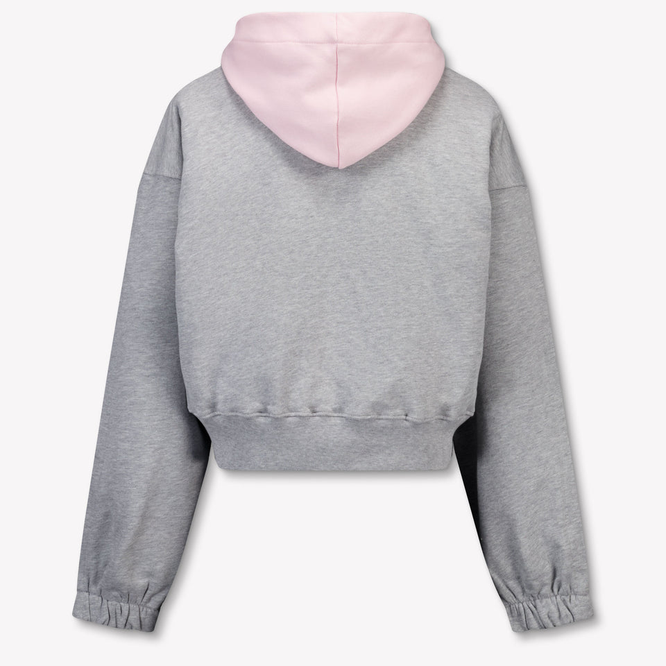 MSGM Kids Girls Sweater In Gray