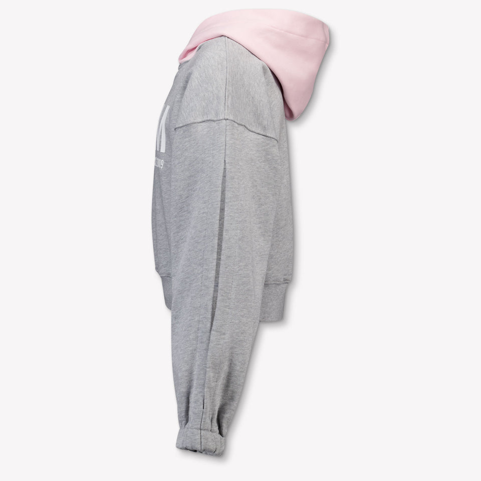 MSGM Kids Girls Sweater In Gray