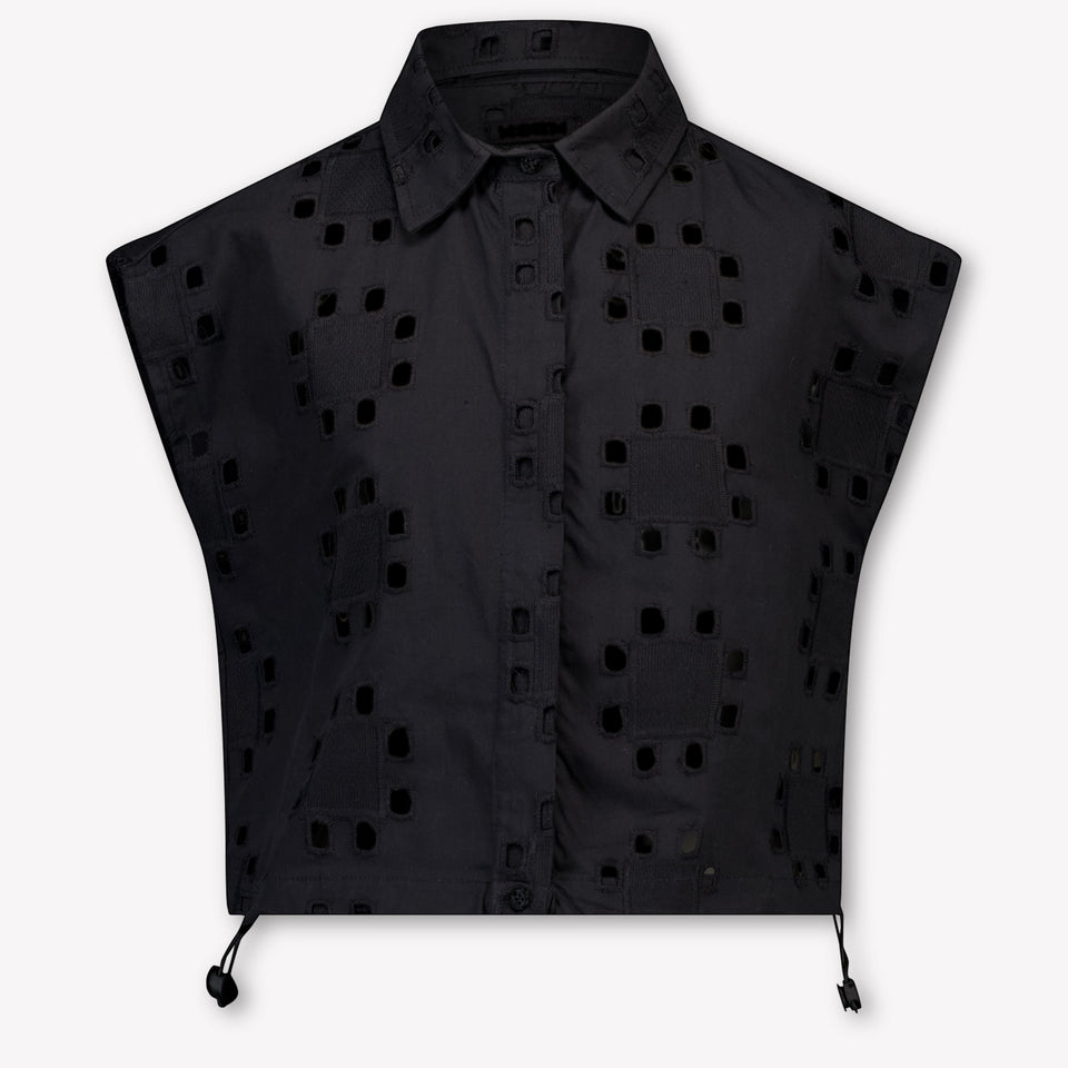 MSGM Kids Girls Blouse In Black