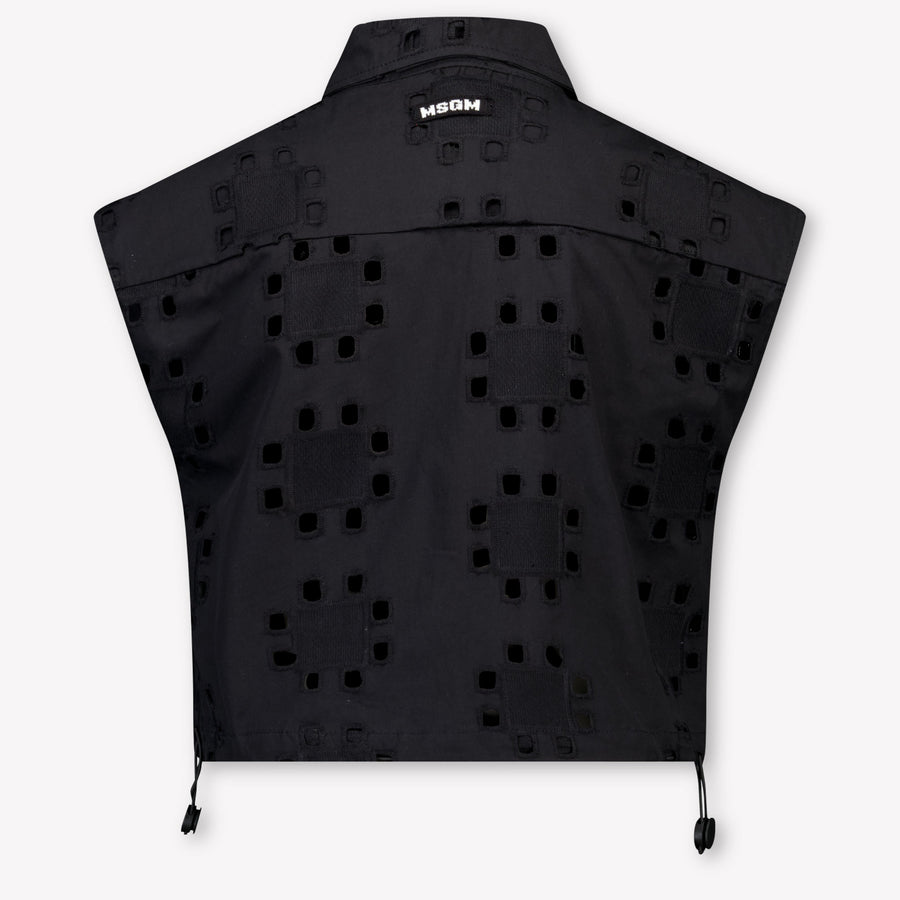 MSGM Kids Girls Blouse In Black