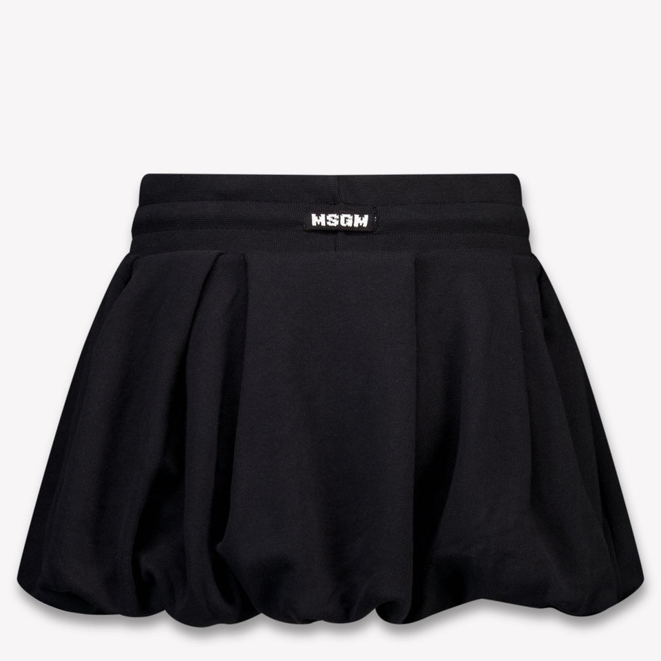 MSGM Kids Girls Shorts In Black