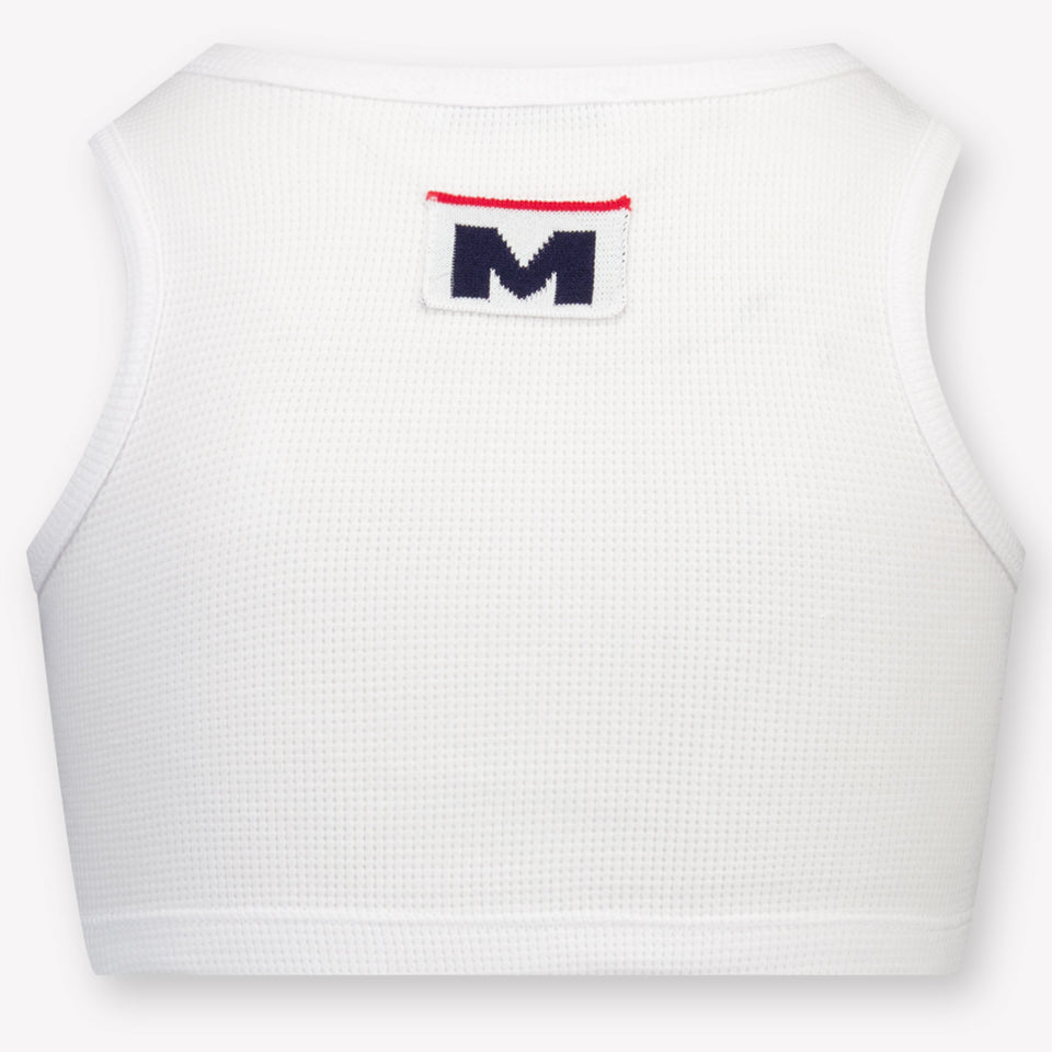 MSGM Kinder Meisjes T-Shirt In Wit