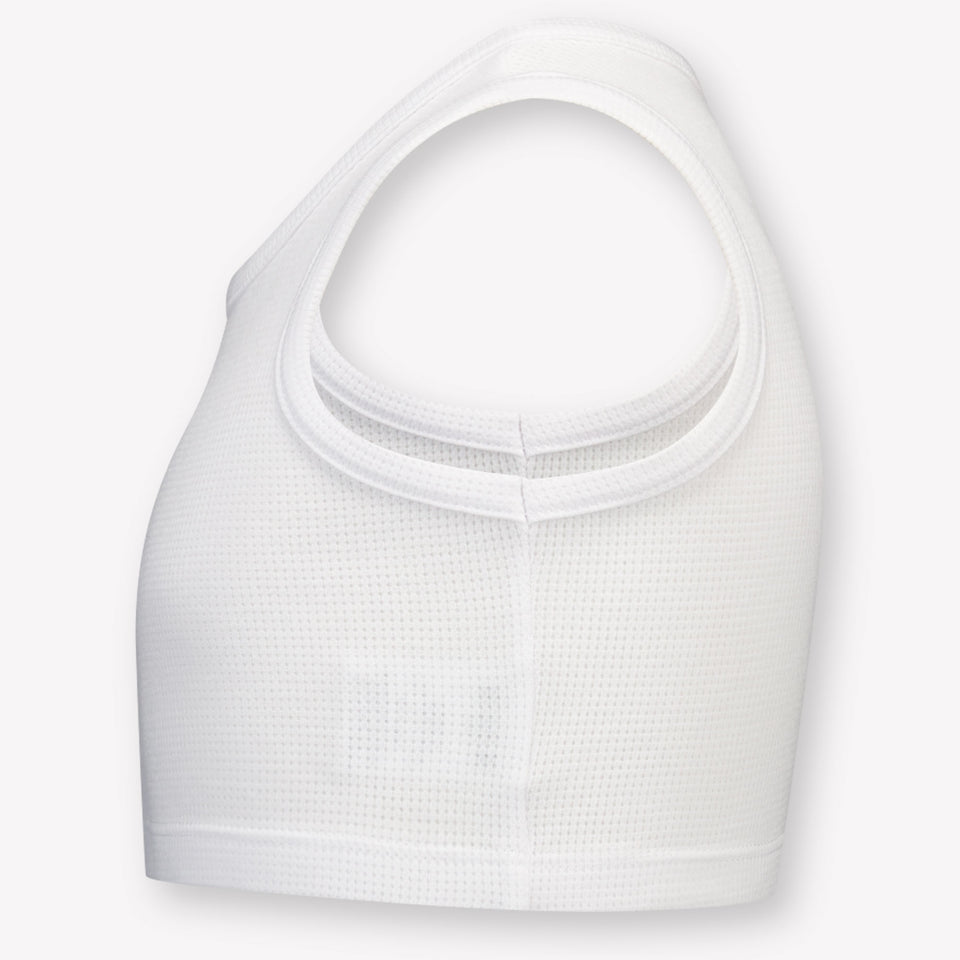 MSGM Kinder Meisjes T-Shirt In Wit