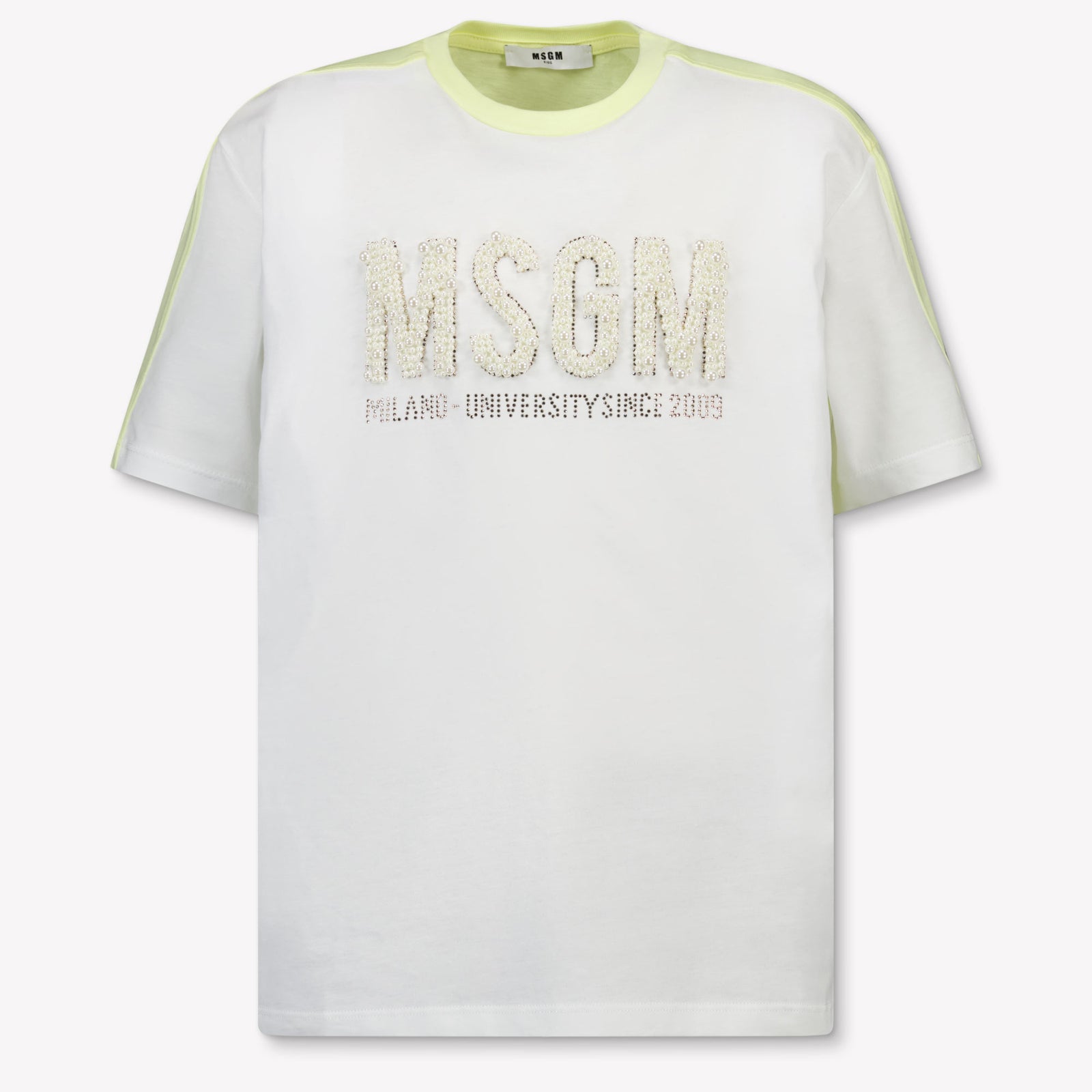 MSGM Kids Girls T-Shirt In White