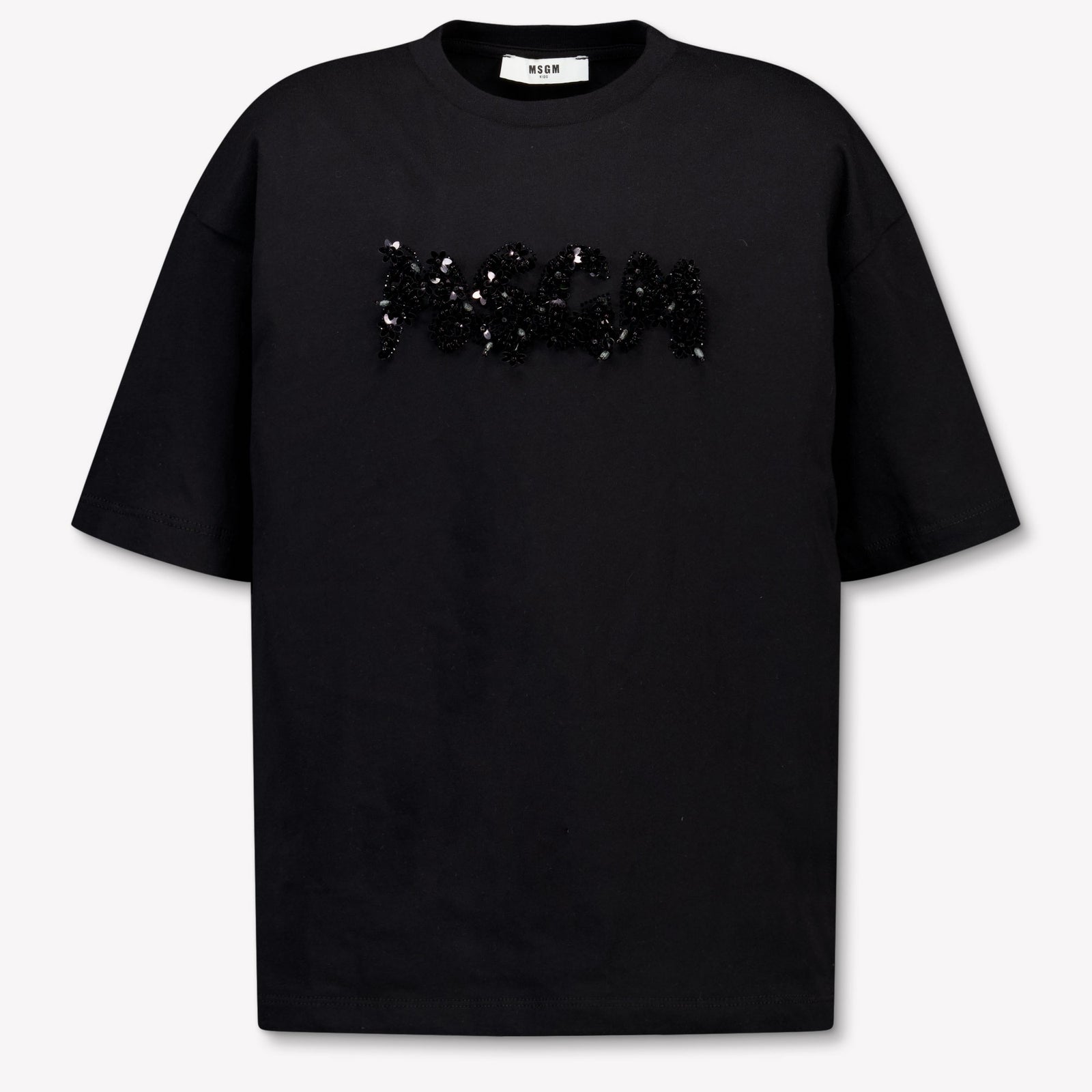 MSGM Kinder Meisjes T-Shirt In Zwart