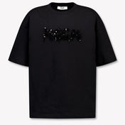 MSGM Kids Girls T-Shirt In Black