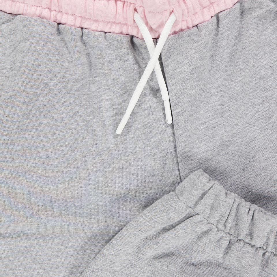 MSGM Kids Girls Pants In Gray